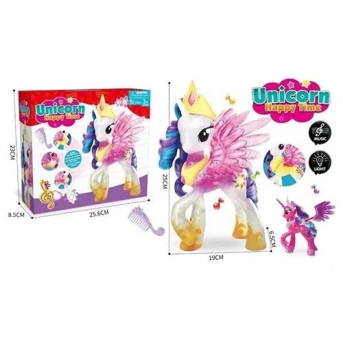 Игровой набор Пони Единорог/ Unicorn Happy Time (White)/Игровой набор Пони Единорог белый