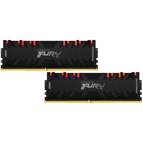 Модуль памяти DDR4 16GB (2*8GB) Kingston FURY KF432C16RBAK2/16 Renegade RGB 3200MHz CL16 1RX8 1.35V 288-pin 8Gbit