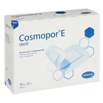 Повязка послеоперационная Космопор, COSMOPOR E steril самоклеющаяся 10х8см (25 шт/уп) - изображение