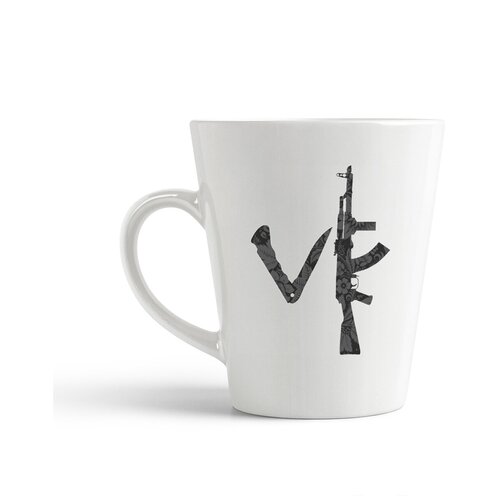 фото Кружка-латте coolpodarok "нож, ак-47"