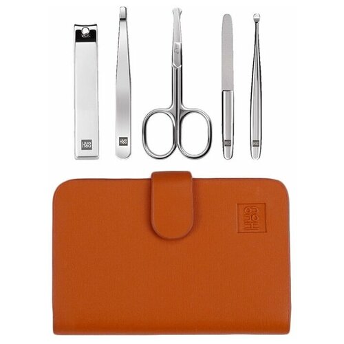 Xiaomi Маникюрный набор Huo Hou Stainless Steel Nail Clippers (5 предметов) 18 pcs pedicure set professional manicure set nail clipper stainless steel nail file dead skin clipper pedicure foot care tool