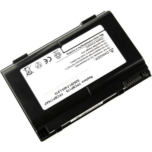 Аккумулятор для Fujitsu LifeBook A1220 A6210 (14.4V 4400mAh) BLACK OEM p/n: FPCBP176 BP176-3S2P