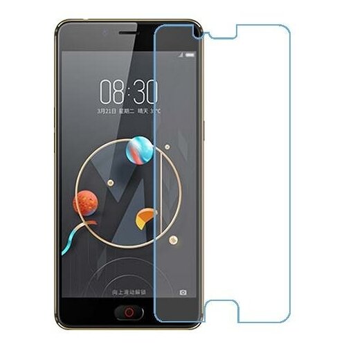 zte nubia z17 mini защитный экран из нано стекла 9h одна штука ZTE nubia N2 защитный экран из нано стекла 9H одна штука