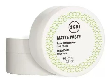 360 Матовая паста для укладки волос Matte Paste, 100 мл (360, ) - фото №3