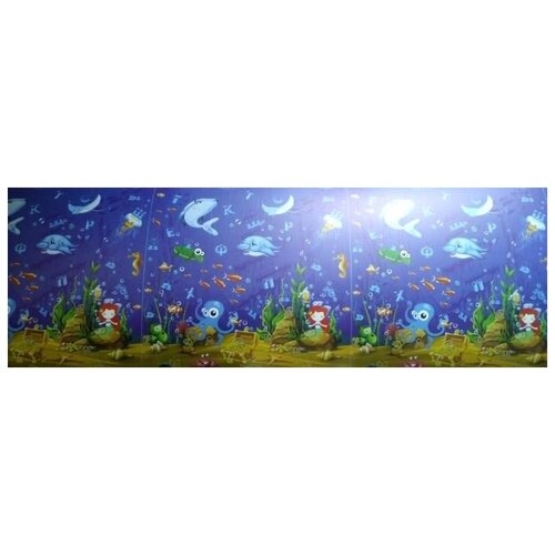 фото Коврик туристический isolon decor подводное царство 1800×550×8 синий