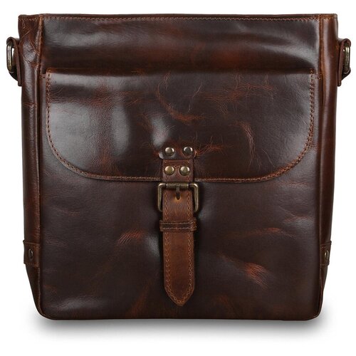 Мужская кожаная сумка Ashwood Leather Darcy Copper Brown