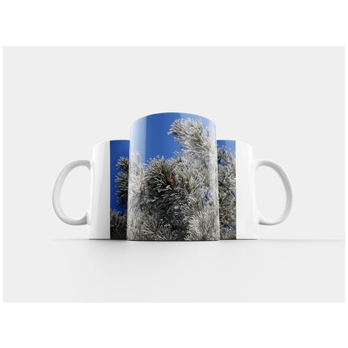 фото Кружка "зима, лес, природа" 320 мл lotsprints