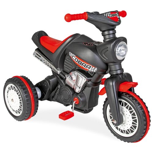 Педальный мотоцикл Pilsan Cobra Black/Черный