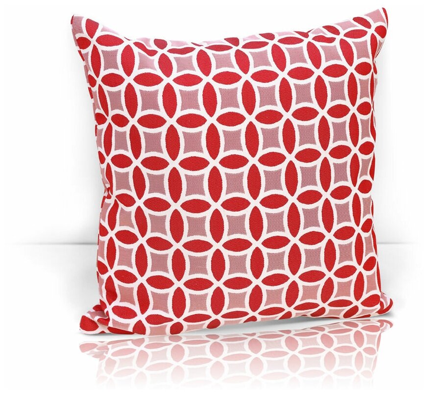 Декоративная подушка Lubawa Цвет: Красный (40х40)