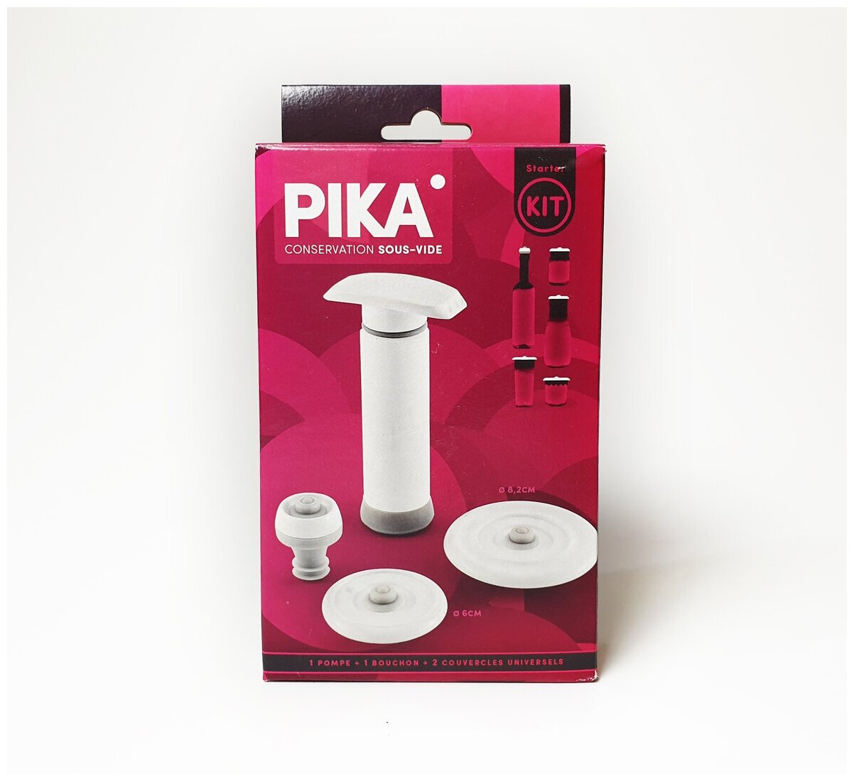 PIKA  крышки для банок и емкостей с насосом /Вакуумная система .