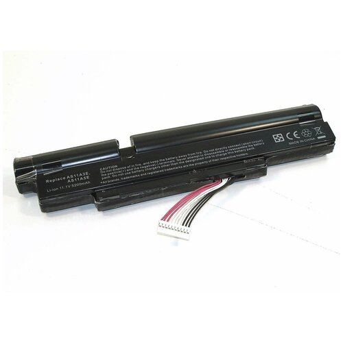 Аккумуляторная батарея для ноутбука Acer Aspire 3830 (AS11A3E) 11.1V 5200mAh OEM черная