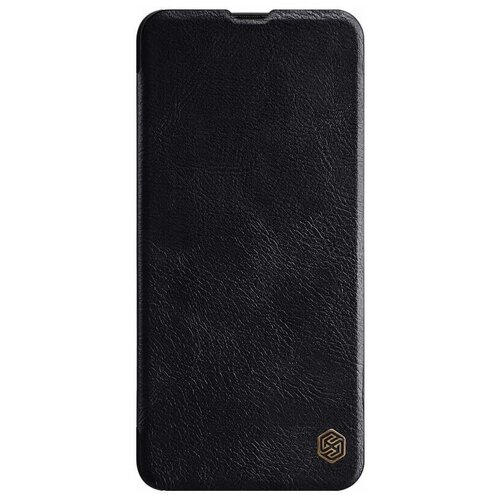 Чехол книжка кожаная Nillkin Leather Qin Samsung Galaxy A90 (черный) чехол nillkin qin leather case для samsung galaxy s20 ultra sm g988 brown коричневый