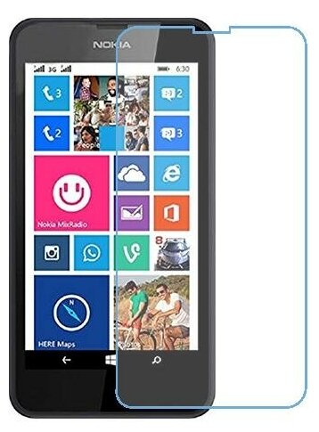 Nokia Lumia 630 Dual SIM защитный экран из нано стекла 9H одна штука