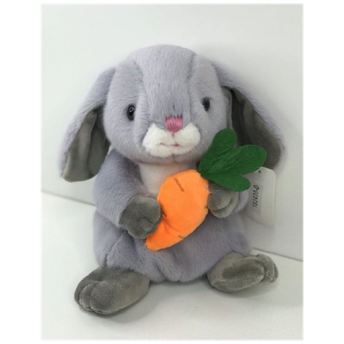 фото Мягкая игрушка зайчик , кролик с морковкой, плюшевые игрушки , игрушки антистресс ,22 см plush toys