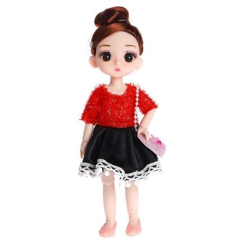 Кукла модная шарнирная Лиза в платье, микс кукла модная шарнирная лиза в платье микс 7145643