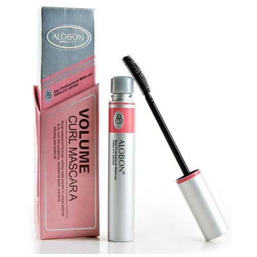 Alobon Тушь для ресниц Volume curl mascara, черный