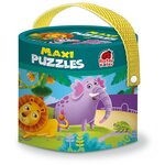 MAXI пазлы 2в1 в тубусе Ферма Зоопарк Единороги / Maxi puzzles in tube 2in1 - Farm . Zoo . Unicorns - изображение