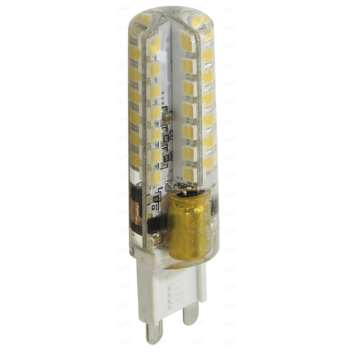 фото Лампа светодиодная эра led jcd-5w-corn-840-g9 яркий белый свет