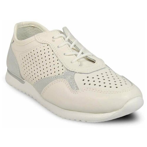 фото Полуботинки madella размер 36, белый/серебристый