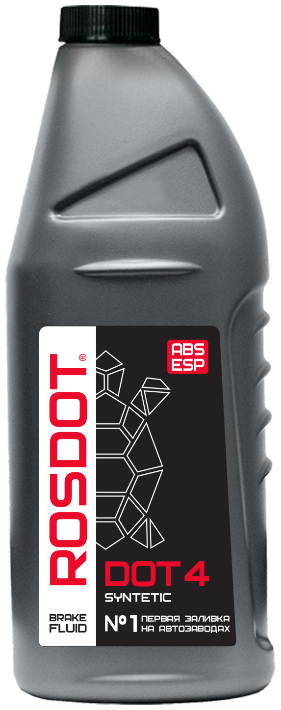 Тормозная жидкость РосДОТ DOT 4, 0.91 л