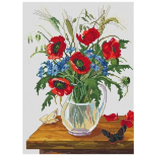Купить Белоснежка Набор для вышивания Букет полевых цветов 20 x 27, 5 см (6023-14)