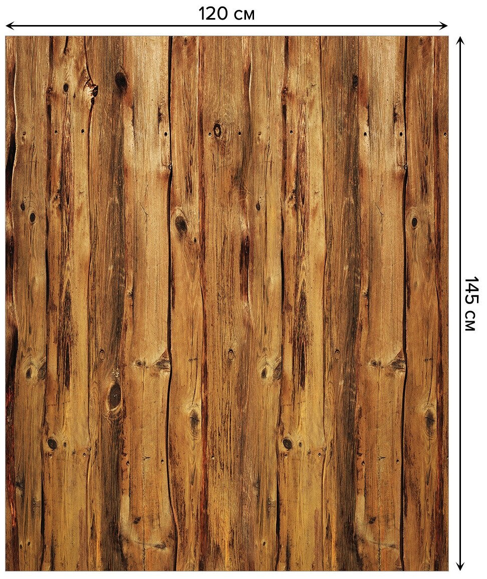 Скатерть прямоугольная JoyArty "Классический забор" из сатена, 120x145 см
