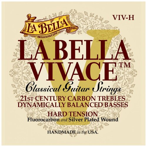 LA BELLA VIV-H струны для классической гитары струны la bella 7sg