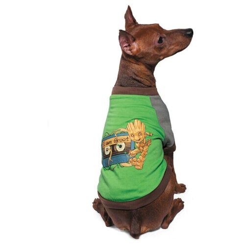 TRIOL Футболка для собак Marvel Грут для собак (XS 20 см) игрушка для собак triol disney marvel грут 12141141 желтый