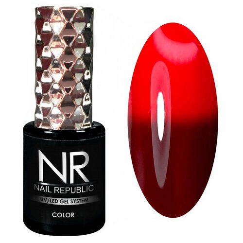 Nail Republic Гель-лак Thermo color, 10 мл, 607 nail republic гель лак для ногтей color 10 мл 10 г 206 рубиново красный
