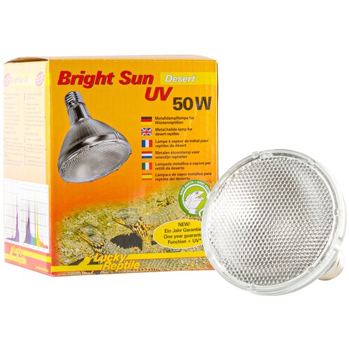 Лампа лампа металлогалогенная Lucky Reptile Bright Sun UV Desert (BSD-50) , 50 Вт