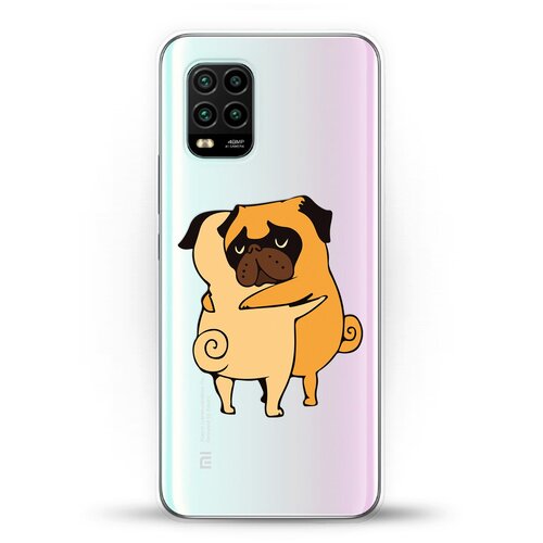 фото Силиконовый чехол мопсы на xiaomi mi 10 lite andy & paul