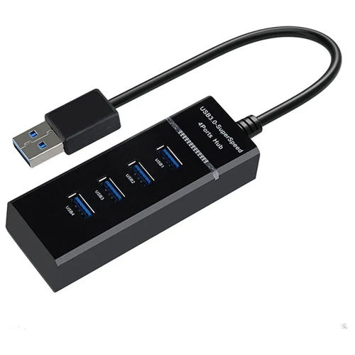 USB Hub разветвитель 4 порта USB 3.0 5 Гбит/с (USB-концентратор)