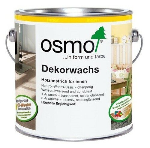 OSMO Масло Осмо цветное Интенсив Osmo Dekorwachs Intensive 2,5 л. 3172 Шелк