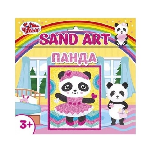 фото Ranok creative набор для творчества картинка из песка панда (12100462р)