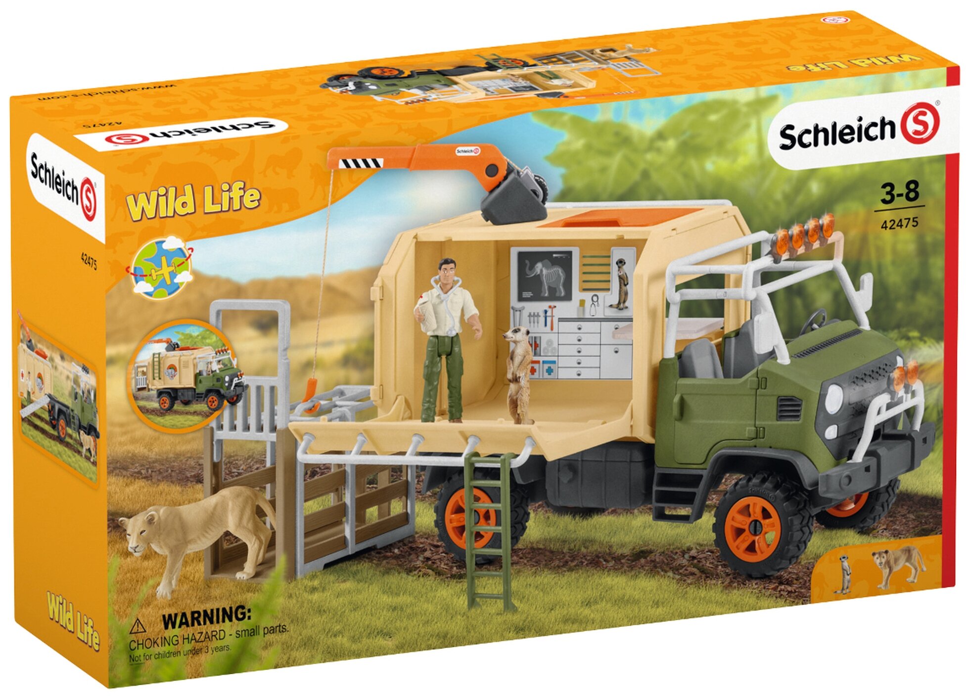 Schleich Игровой набор "Большой ветеринарный спасательный грузовик" - фото №16