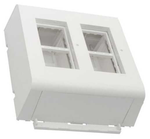 Legrand Рамка Mosaic - для монтажа DLP и DLPlus - 2x4 модуля 031621 1 шт.