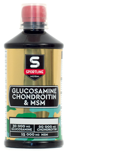 Глюкозамин-хондроитин концентрат SportLine Nutrition Glucosamine & Chondroitin & MSM 500ml (Манго)