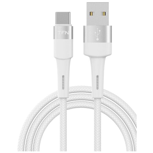 Кабель TFN USB-A/Type-C Envy 1.2m нейлон white