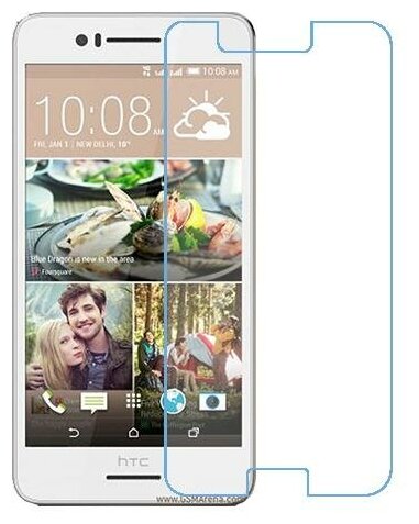 HTC Desire 728 dual sim защитный экран из нано стекла 9H одна штука