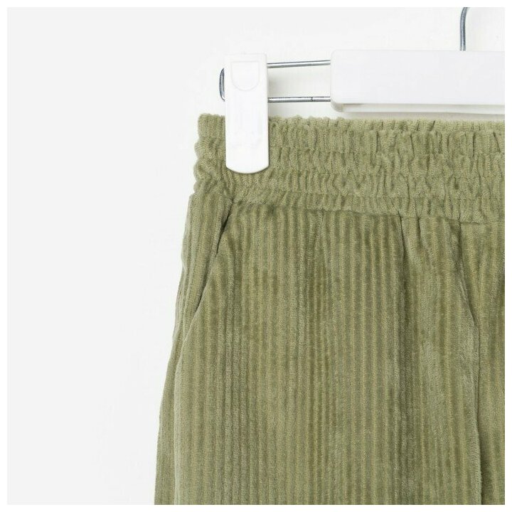 Комплект одежды Kaftan, брюки, повседневный стиль, размер 128, зеленый - фотография № 5