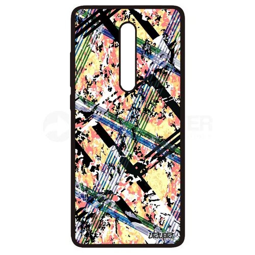 фото Защитный чехол на телефон // xiaomi mi 9t // "тартан плитка" диагональ квадрат, utaupia, цветной