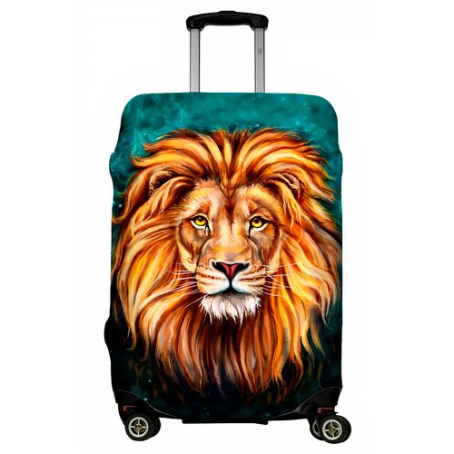 фото Чехол для чемодана "лев" размер m lejoy