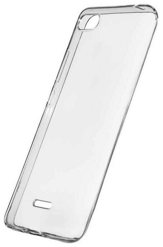 Накладка силиконовая для Xiaomi Redmi 6A прозрачно-черная