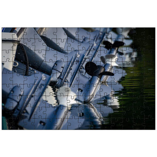 фото Магнитный пазл 27x18см."лодка, катание на лодках, к северу" на холодильник lotsprints