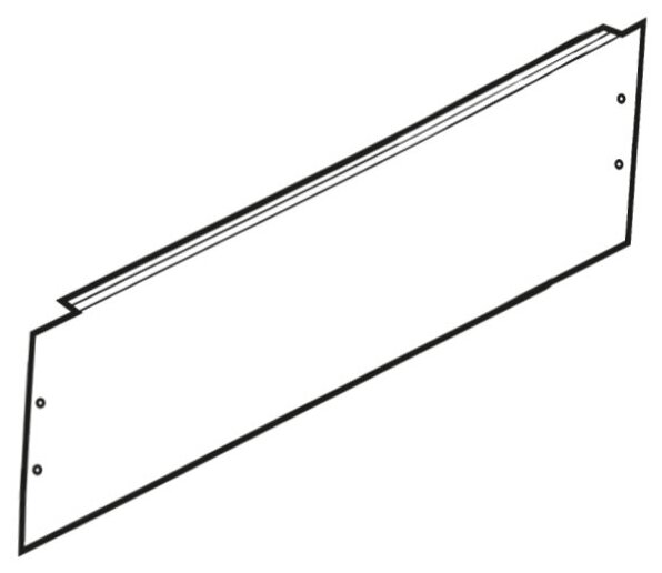 Фальш-панель для ВРУ 200х600мм глухая, TDM SQ09050182 (1 шт.)