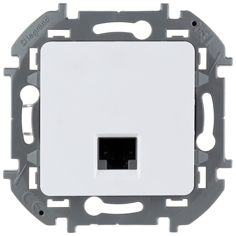 Информационная розетка RJ 45 - категория 6 - UTP - INSPIRIA - белый