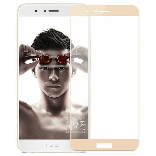 Защитное стекло 3D для Huawei Honor 8 Pro (золотой)