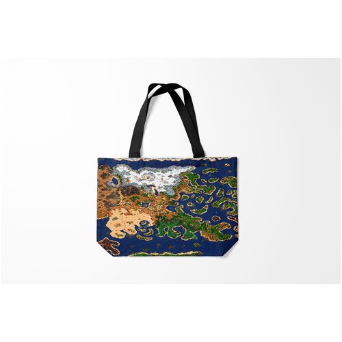 фото Сумка-шоппер / 46х35 см / геймерам / heroes 3 карта burnettie