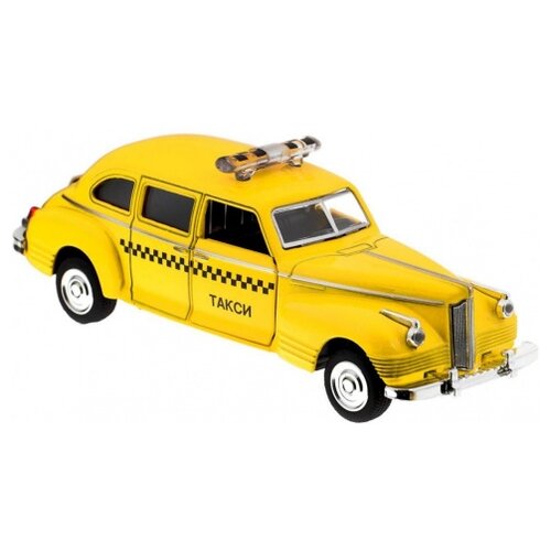 Такси Play Smart ЗИС-110 Такси 6406C 1:43, 14 см, желтый легковой автомобиль play smart зис 110 6406e 1 43 14 см красный