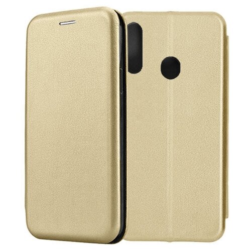 фото Чехол-книжка fashion case для samsung galaxy a20s a207 золотой